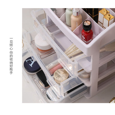 Comprar Caja de almacenamiento de cosméticos de gran capacidad, cajón,  organizador de maquillaje, tocador, estante para el cuidado de la piel