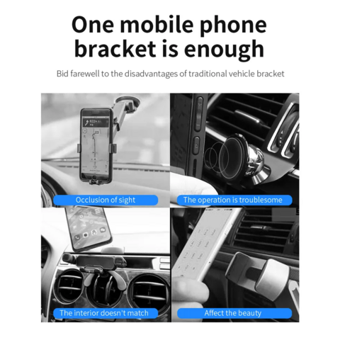 Car Phone Holder Accessories Interior Stand Porta Celular Para