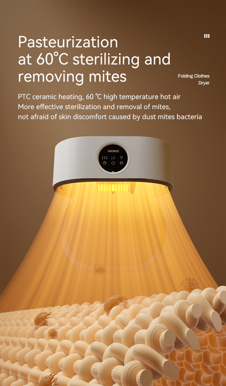 Portable Cloth Dryer Machine FCC Certificate PTC Heating Tumble Dryer  Electric