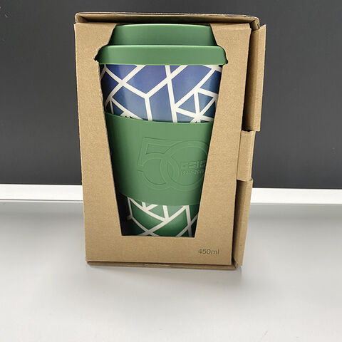 Buy Wholesale China To Go Coffee Cup Made With Organic Natural Bamboo Screw  Lid & Portable Keep Warm Bamboo Coffee Cup at USD 0.5