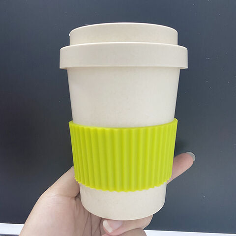 Plastic-Free Bamboo Fiber Coffee Mug with Tight Seal Cover and SIP Hole -  China Bamboo Fiber Cup and Biodegradable price