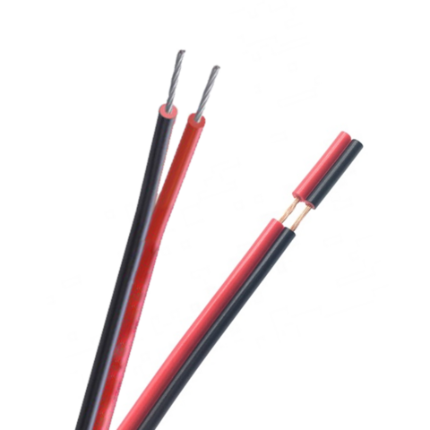 Compre Rojo Y Negro Flex Cinta Doble Núcleo Paralelo Altavoz Cable Cca 10  12 14 16 18 Awg Cable De Señal y Cable De Altavoz de China por 0.03 USD