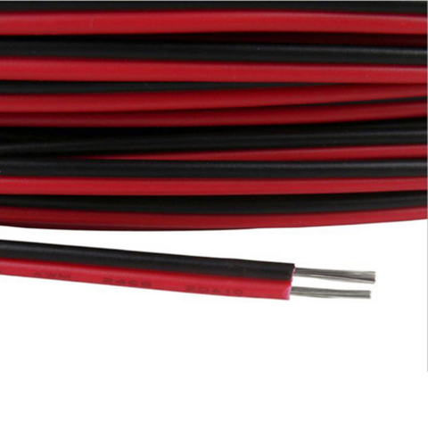 Compre Rojo Y Negro Flex Cinta Doble Núcleo Paralelo Altavoz Cable Cca 10  12 14 16 18 Awg Cable De Señal y Cable De Altavoz de China por 0.03 USD