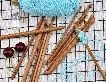 Buy Wholesale China 12pcs 3-10mm Bamboo Crochet Hooks Set Bamboo Knitting Needle  Set & 10mm Wooden Crochet Hooks at USD 1