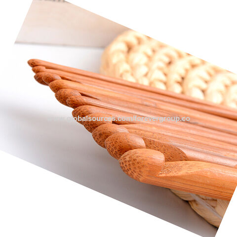 Buy Wholesale China 12pcs 3-10mm Bamboo Crochet Hooks Set Bamboo Knitting Needle  Set & 10mm Wooden Crochet Hooks at USD 1