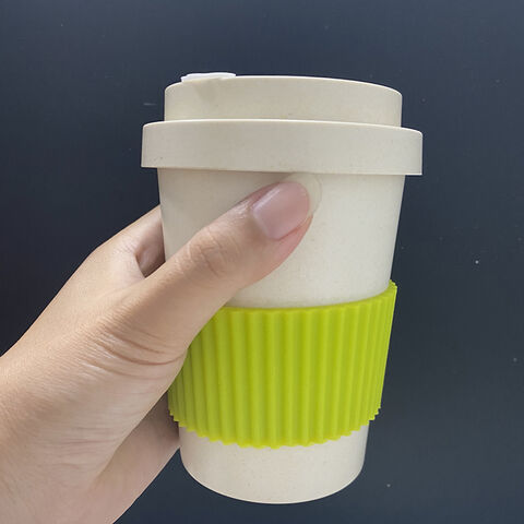 Buy Wholesale China 15oz Organic Bamboo Fiber Travel Mug Reusable Travel  Coffee Cup With Silicone Grip And Lid Fiber & Bamboo Fiber Reusable Coffee  Mug at USD 1.47