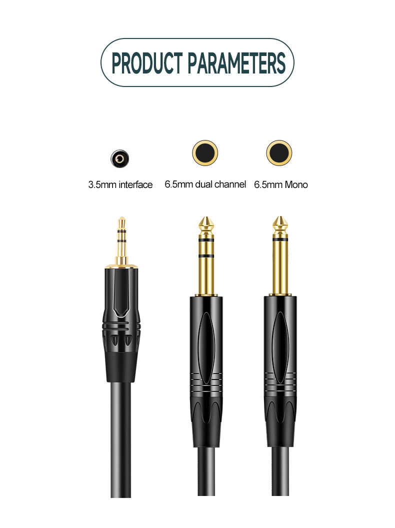 Buy Wholesale China 3.5mm Trs Stereo Male To Male Trs Mono 6.35mm Audio