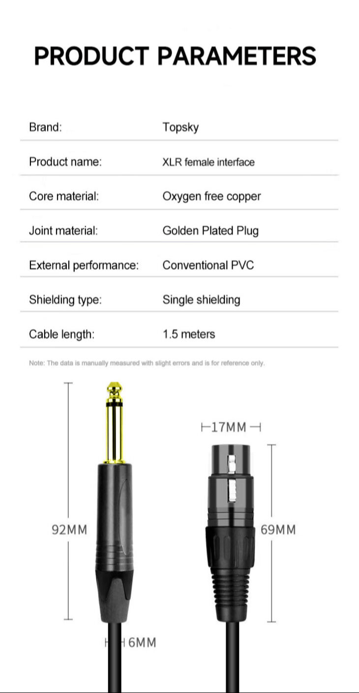 Buy Wholesale China Customized Cables Jack Mm Mono To Xlr Female