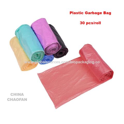 Household Plastic Draw Tape Trash Bag on Roll for 3-6 Liter Trash Bin -  China Bag and Garbage Bags price