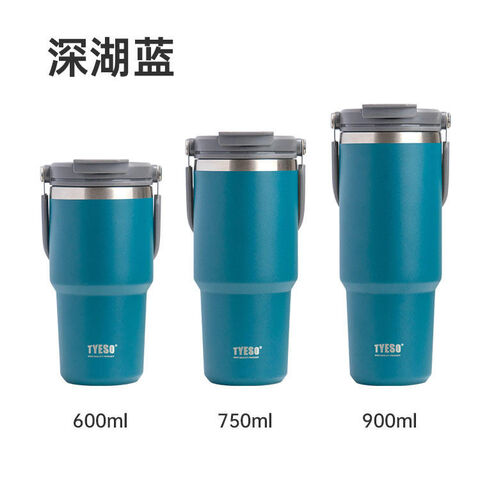 1pc 15oz/450ml Stainless Steel Coffee Mug, With Handle And Lid Portable Cup  Leak-proof Traveling Cup, Not Insulated Cup