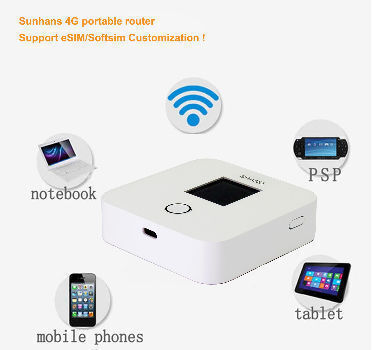 Global Esim Router Sharing Wifi Needn't Sim Card Sunhans 4g Router Lte ...