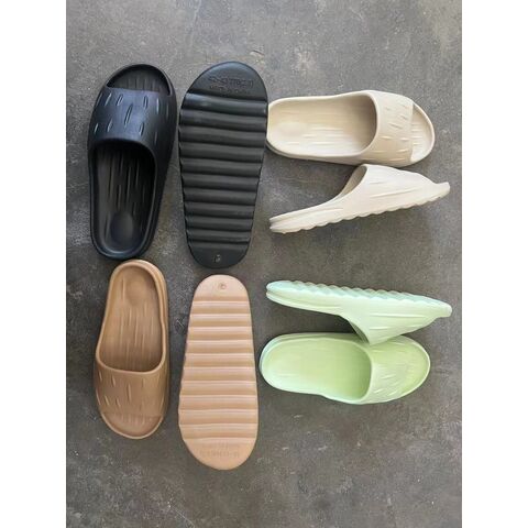 Wholesale Custom Logo Indoor Comfortable Soft Slippers Men Women Non-slip  Bathroom Home Shoes Flat Eva Thick Sole Slides Women's Slippers From  m.