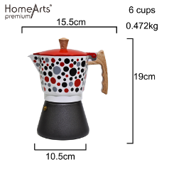 Buy Wholesale China 2021 Greca Cafetera Portatil Aluminum Cafetera Coffee  Maker Coffee Percolator With Metallic Painting & Coffee Maker at USD 2