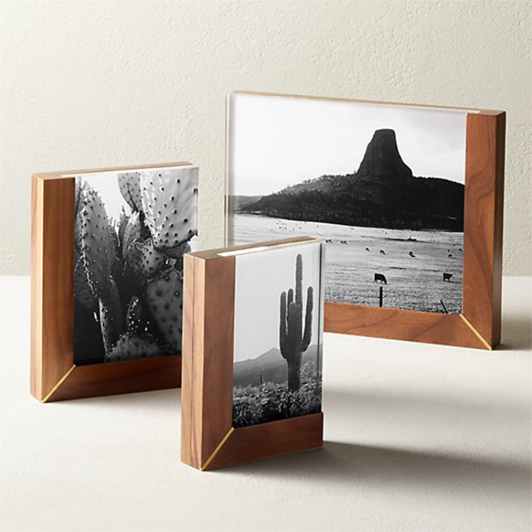 A Fashion Design 5 Inch Photo Frame Acrylic Picture Frames Wooden With ...