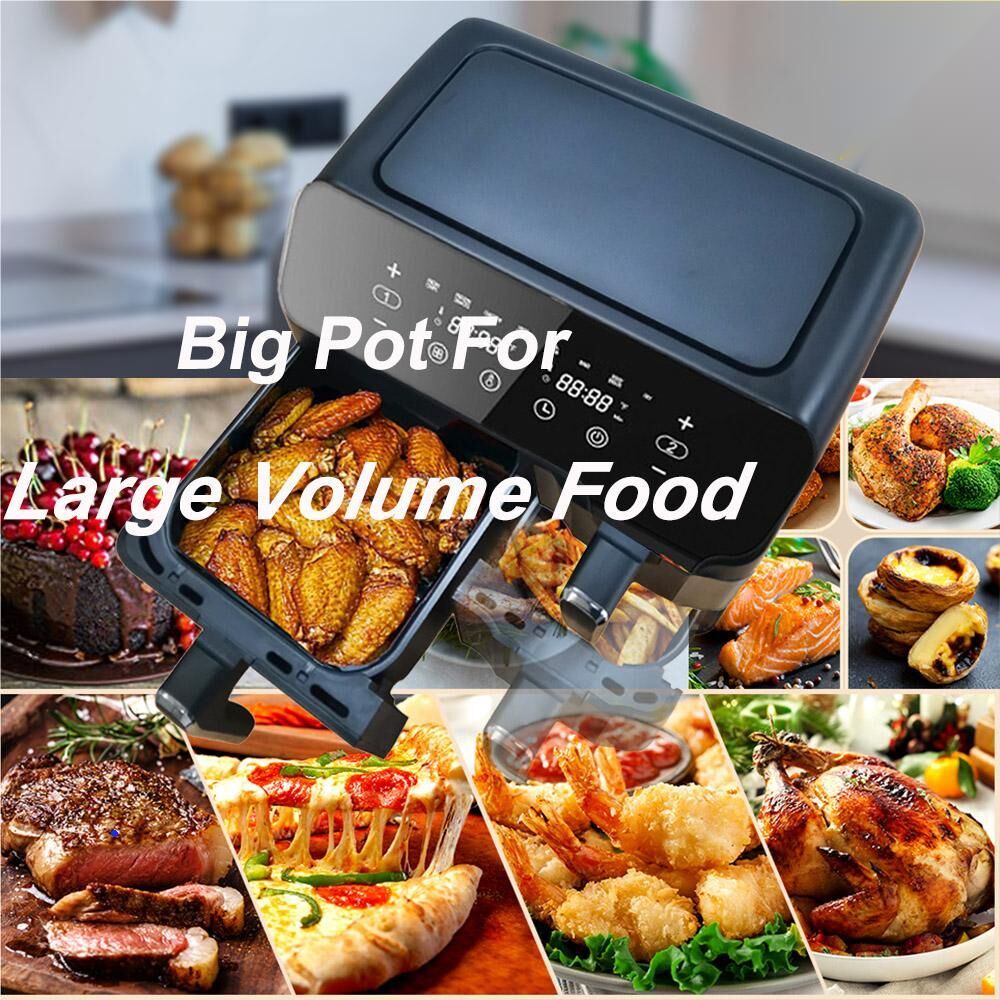 Buy Wholesale China  Top Seller 2023 Double Air Fryer 8l Duel Oven  Digital Dual Silver Crest Frier Smart Air Fryer & Digital Air Fryer at USD  19.89