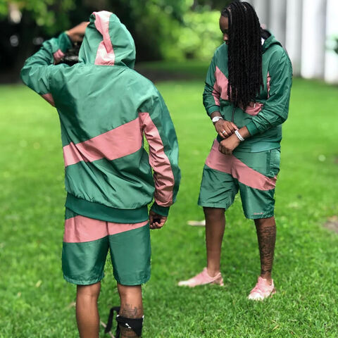 Premium Nylon Windproof Custom Graphic Tracksuit Suits Bulk Breathable Windbreaker Hoodie And Shorts 2 Pcs Set Men Tracksuit Pakistan Wholesale Custom Windbreaker Windbreaker Tracksuit Mens 13.99 from...