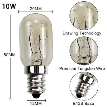 led fridge mini light bulb oven