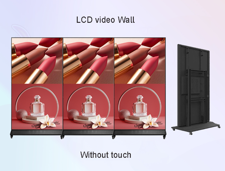 85 Inch Led Touch Panel 85 Inch Cms Software Indoor Ir Touch Screen Floor Standing Advertising ...