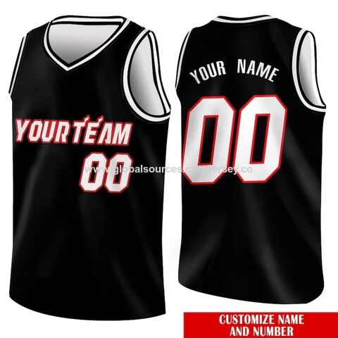 Custom Reversible Basketball Jersey 90s Hip Hop Sports Shirts Printed Name  Number for Men/Youth