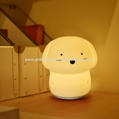 Kaufen Sie China Großhandels-Touch-sensor Led-nachtlampen Silikon -farbwechsel-hunde Licht Für Weiches Baby-nachtlicht und Nachtlicht  Großhandelsanbietern zu einem Preis von 5.78 USD