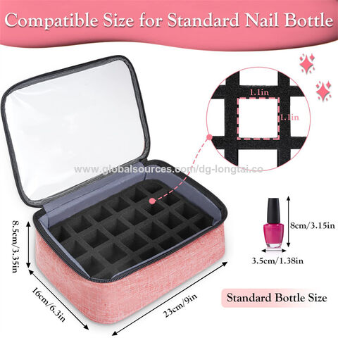 Portable Nail Polish Organizer Storage Box Makeup Organizer