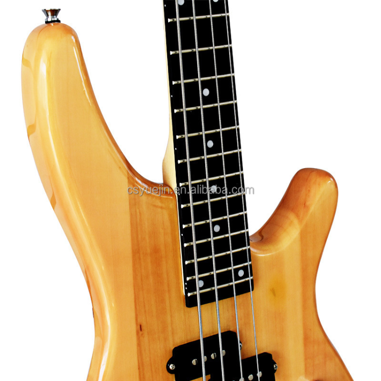 Buy Wholesale China Right Handed Custom Logo Elm Bass Guitar 24 Frets