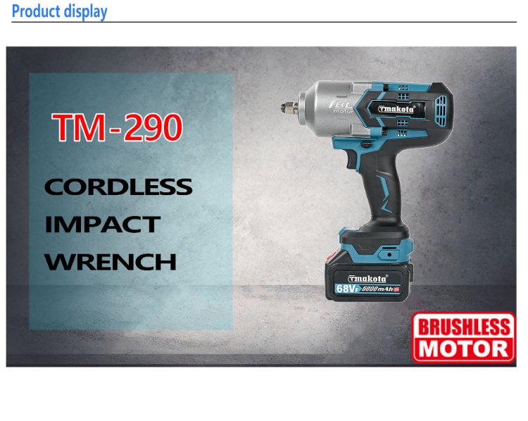Buy China Wholesale Impact Wrench 1/2 Cordless Brushless Electric Torque  Wrench 2021 Hot Sale Portable Battery Electric 21v 1200nm Brushless Motor &  Electric Impact Wrench 1 2 $165