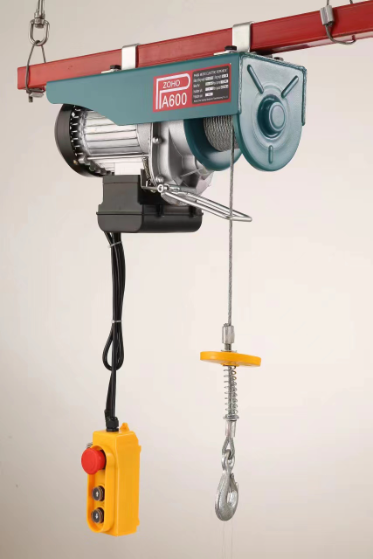 Wire Rope Rails Lifting Bigger 100 Kg-1500 Kg Trolley Crane Mini Electric Wire Rope Hoist Small ...