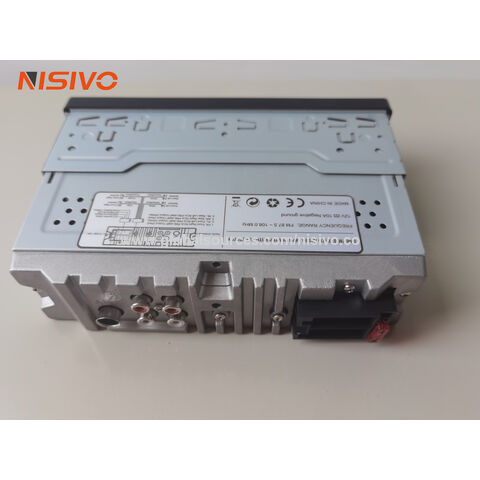 Ventas directas de la fábrica Un Din Fix Panel Car MP3 Player car audio light bar Marco Radio control remoto para el coche