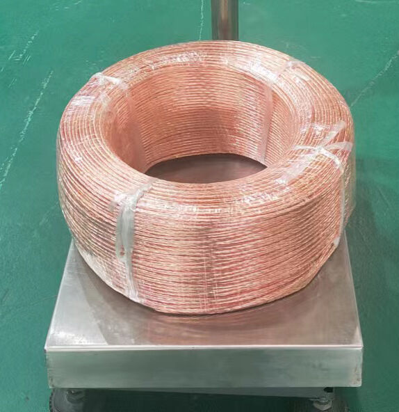Solid Stranded Flexible Copper Conductor Electric Grounding Cable Bare