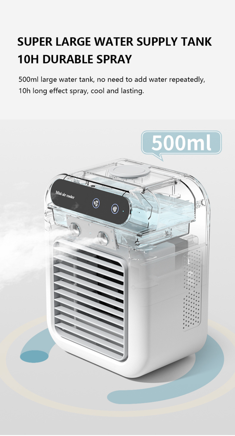 Portable Room Cooling Ventilation Humidification Air Purifier Water ...