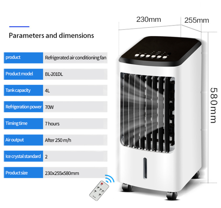 Small Cular Household Appliance Commercial Indoor, Small Personal Water Evaporative ...