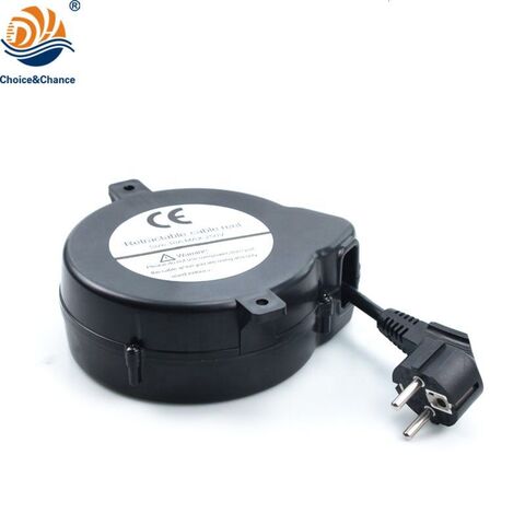 220v Electric Power Extension Cord Rewinder 2m Spring Loaded Retractable Cable  Reel Mechanism For Tv - Explore China Wholesale Retractable Cable Reel and  Retractable Cable Reel Mechanism, Retractable Cable Reel 3m, Power