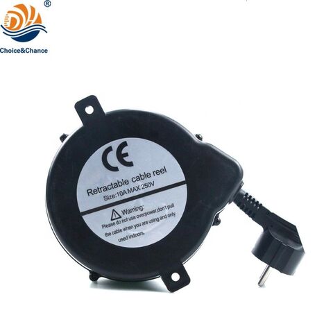 220v Electric Power Extension Cord Rewinder 2m Spring Loaded Retractable  Cable Reel Mechanism For Tv - Explore China Wholesale Retractable Cable Reel  and Retractable Cable Reel Mechanism, Retractable Cable Reel 3m, Power