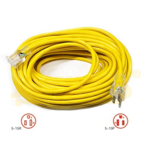 100FT Outdoor Extension Cord Waterproof Heavy Duty Extension Cord