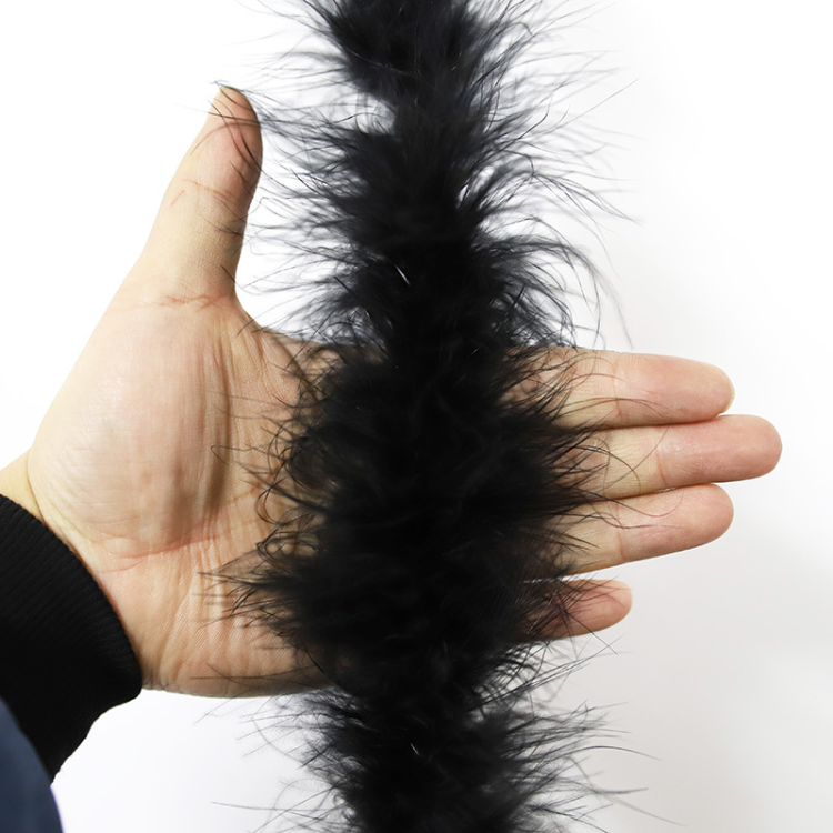 Custom Size And Length Fluffy Turkey Feather Boa For Diy Decoration