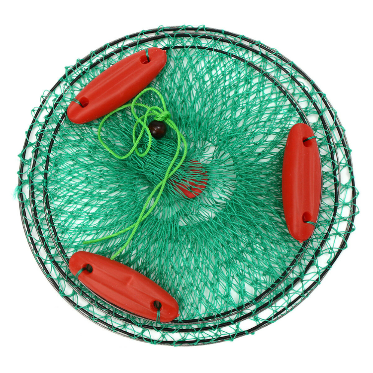 Foldable Fishing Nets Trap Drying Nylon-fishing-net Creels Cage Lobster ...