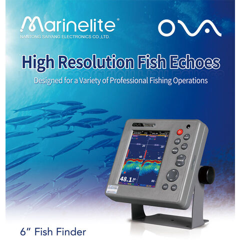 Ova 10 Inch Marine GPS Sonar Fish Finder with Transducer