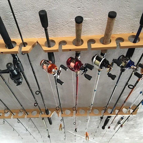 Bulk Buy China Wholesale Fishing Rod Holders Garage Fishing Pole Holders  Holds 11 Rods Wall Ceiling Rod Rack Wall Mounted Storage $4.03 from Xiamen  Youlike Houseware Co.,Ltd