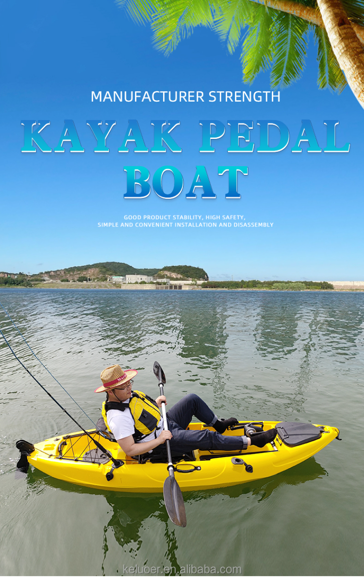 High Quality Pedal Kayak With Fishing Rod Holder Pedal System Kayak,  Professional Single Seat Angler Kayak Kajak, Lsf Newly Developed 12ft  Hybrid Sea Pedal Drive, Paddle Board - Buy China Wholesale Lsf