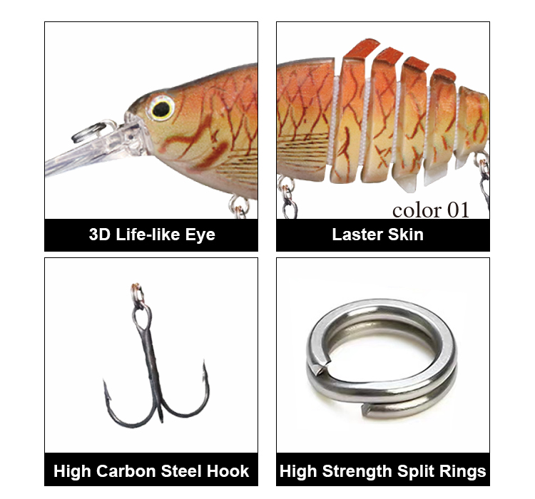 Minnow Hard Body Lure Targeted Sniping Diverter Tongue Plate