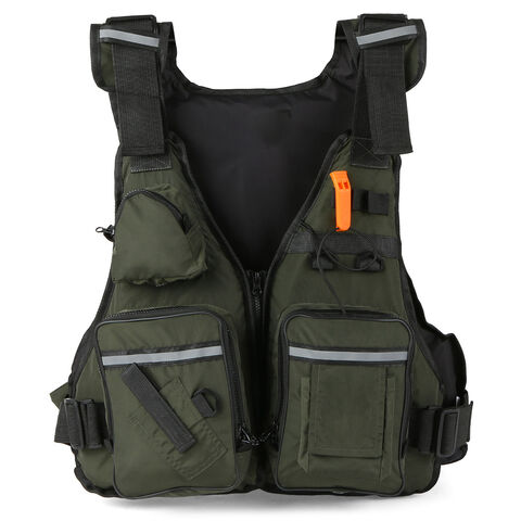Compre Fishing Buoyancy Vest With Water Bottle Holder For Swimming