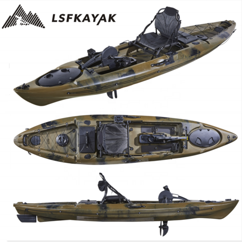 Fishing Kayak Made In China Pedal Drive Single Kayaks Plastic Sit