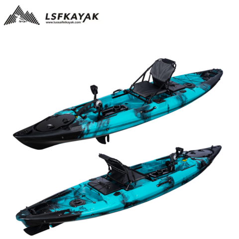One Person 12FT PRO Fishing Boat Canoe Kayak with Rod Holder - China  Plastic Boat and Fishing Kayak price