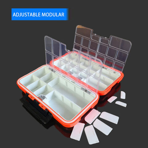OEM 6 Compartments Transparent White PP Plastic Fishing Tackle Box for Fishing  Lure Fishing Box - China Fishing Tackle Box and Fishing Activity Box price