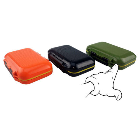 Fishing Tackle Box Double-sided Opening Closing Bait Box