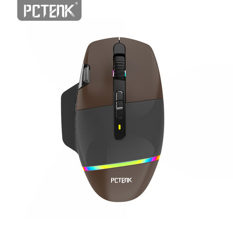Gaming Gamer Dual Wireless verdrahtete Maus Rgb, wiederauf ladbar, programmier bar, 2.4g USB, optischer ABS-Kunststoff