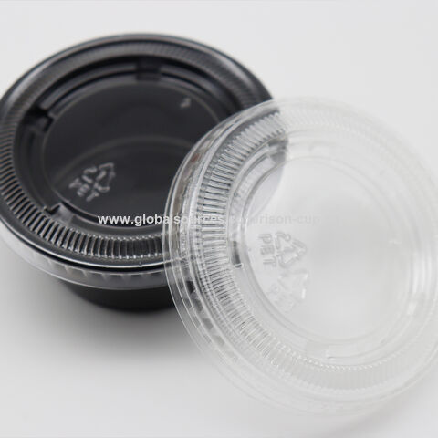 Buy Wholesale China Wholesale Black/clear Pp Disposable Food Sauce