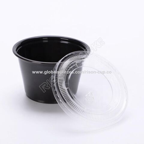 Buy Wholesale China Wholesale Black/clear Pp Disposable Food Sauce