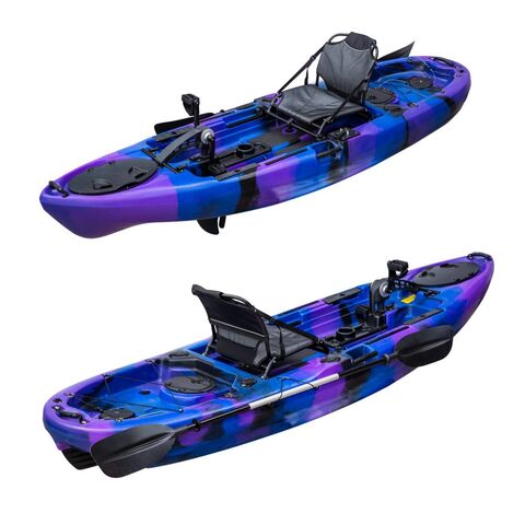 Single Kayak With Pedal Drive Sit On Top Fishing Boat For Sales